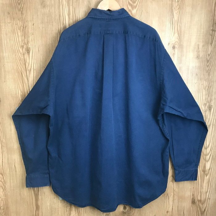 90s Polo Ralph Lauren BLAIRE BD Shirt Navy ポロ ラルフローレン ブレア ボタンダウン 長袖シャツ サイズ  メンズ XL 90年代 古着 s24081113 - メルカリ