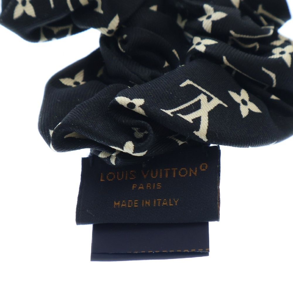 ヴィトン LOUIS VUITTON シュシュ(LVロゴ/スター/ブラック)