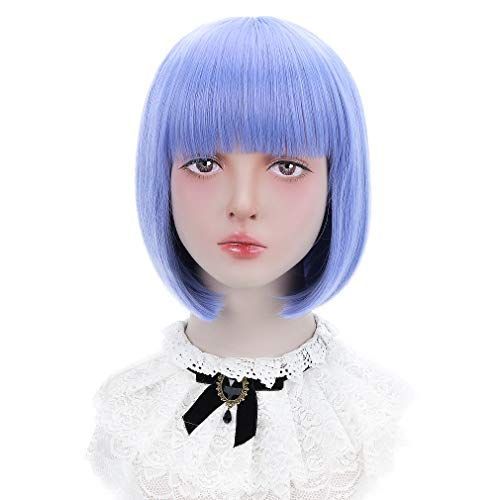 新品匿名　ネット付ウィッグ　かつら　フルウィッグ ショートカット コスプレ　ボブ wig-007-04.jpg