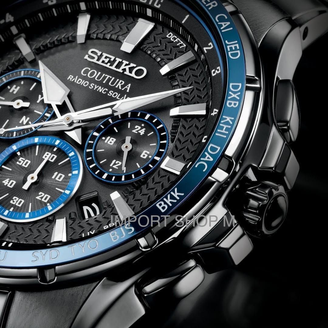 最高級 SEIKO SSG021 セイコー 上級コーチュラ電波ソーラー - メルカリ