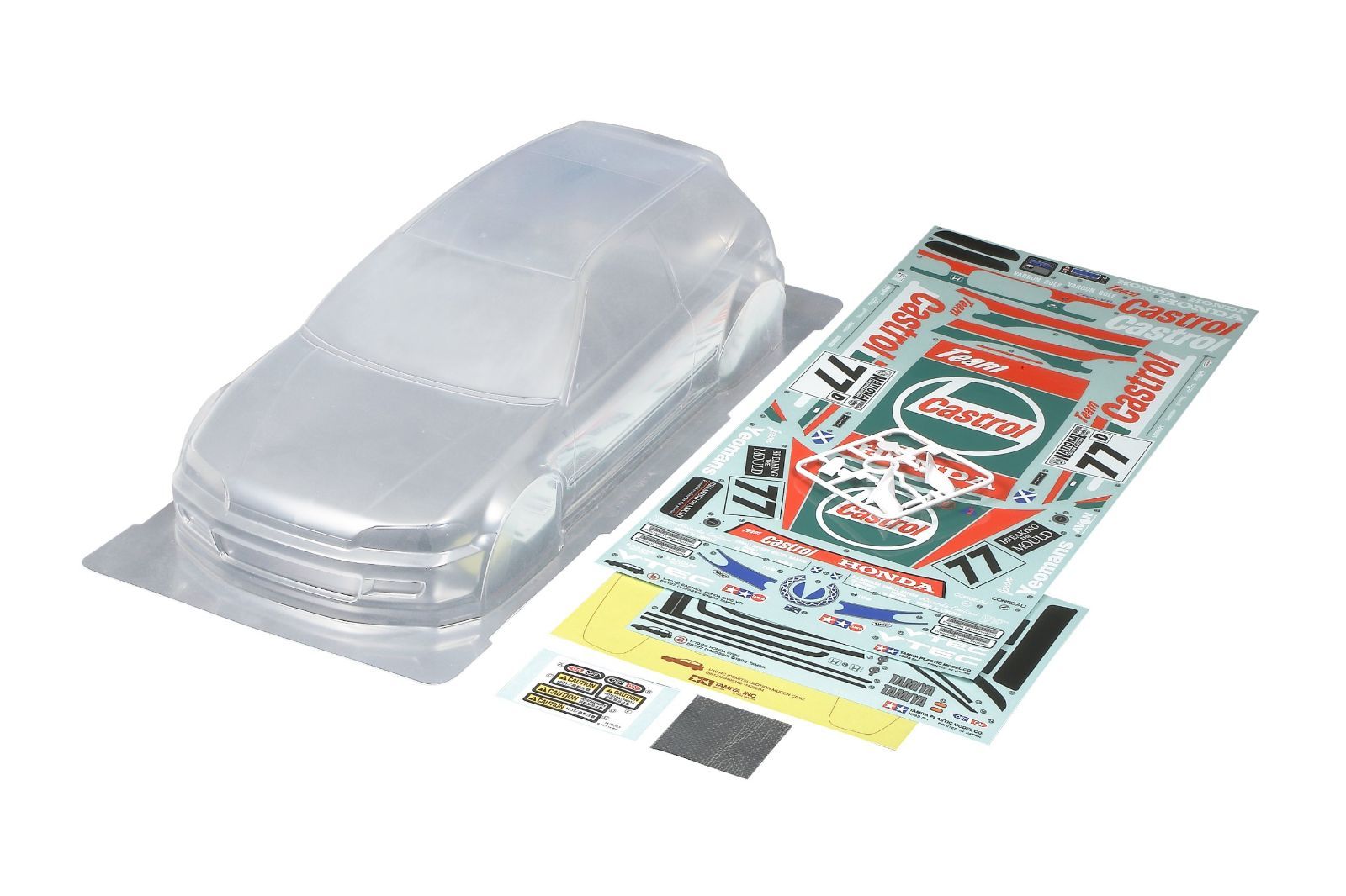 【2台セット】新品未開封　タミヤ　カストロール Honda シビック VTi Amazon.co.jp: タミヤ RCC カストロール Honda シビックVti (FF