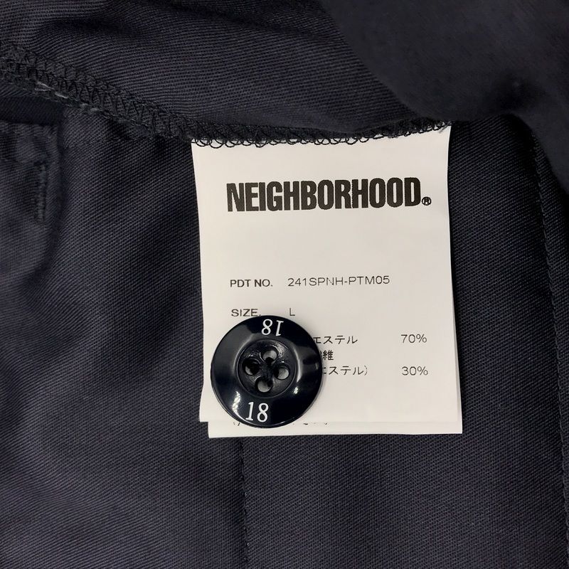 NEIGHBORHOOD TUCK PANTS 美品 241SPNH-PTM05 タックパンツ チノパン