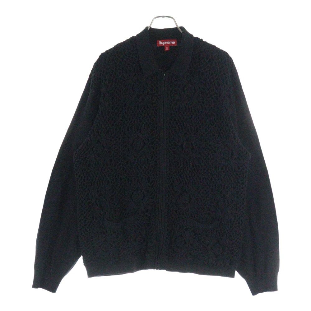 SUPREME (シュプリーム) 25SS Crochet Zip Up Cardigan クロシェ 