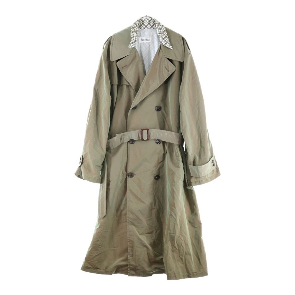Maison Margiela 14 メゾンマルジェラ 19SS チェックライナー 2WAY トレンチコート アウター カーキ S30FZ0009