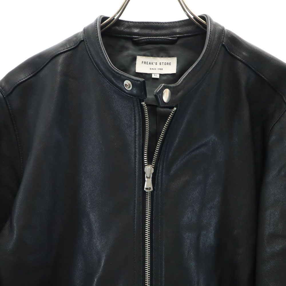 フリークスストア 長袖 レザー シングルライダースジャケット XL