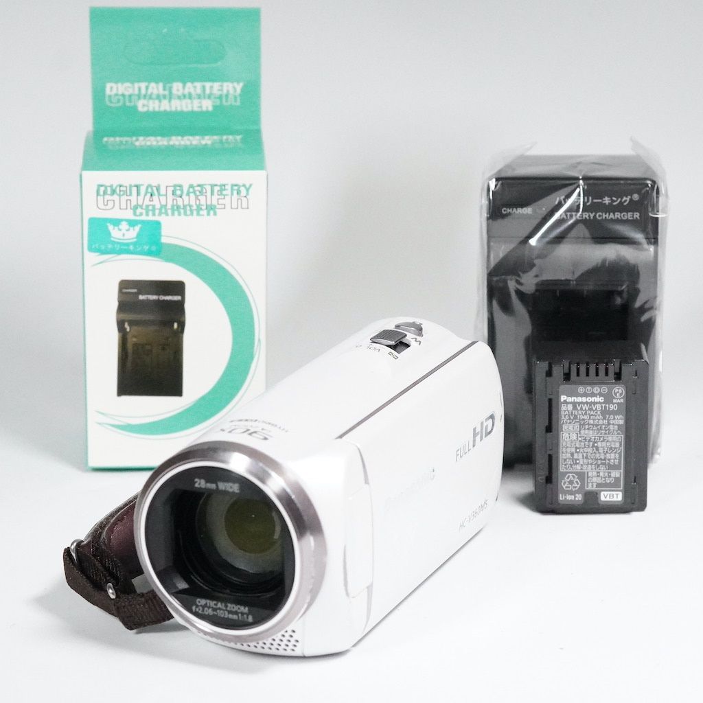 【美品】Panasonic HC-V 360MS　デジタルビデオカメラ 美品】Panasonic HC-V 360MSデジタルビデオカメラ
