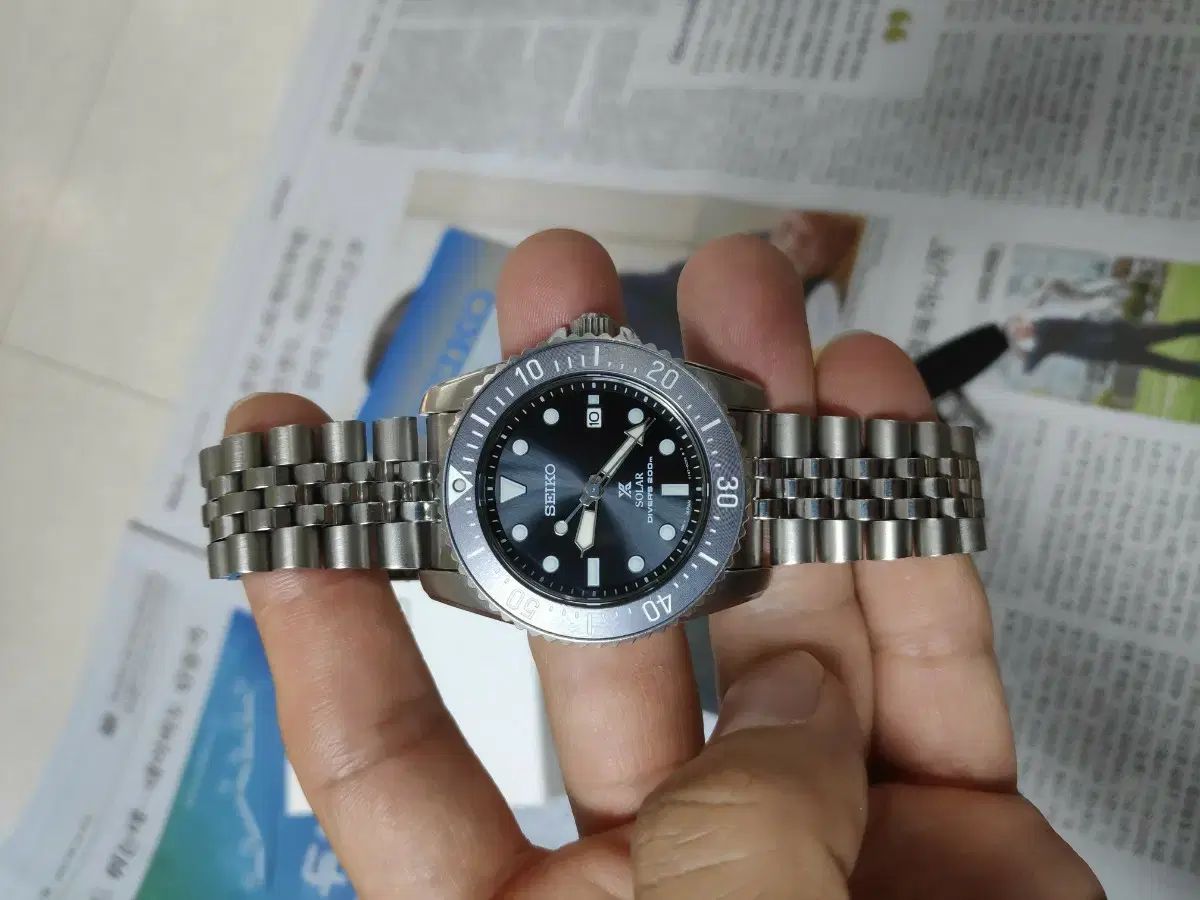 SEIKO ソーラーダイバー 38mm チュウジェ時計