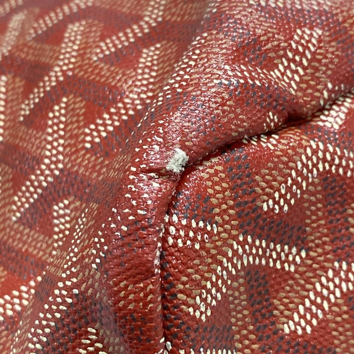 GOYARD(ゴヤール) トートバッグ サンルイPM レッド レザー