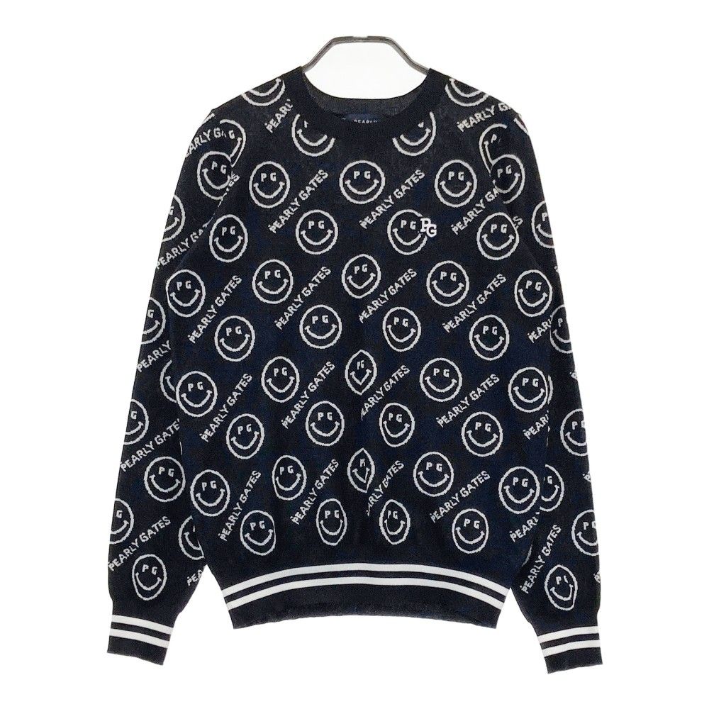 ○★新品未使用　PEARLY GATES　ニコちゃん総柄　セーター　1　白系 楽天市場】PEARLY GATES パーリーゲイツ 2022年モデル 半袖