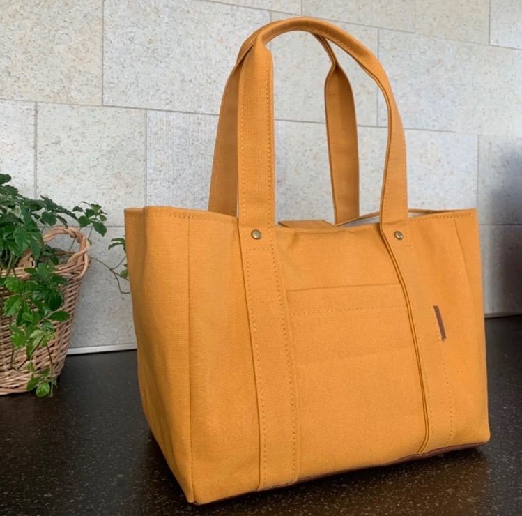 いいね80超☆再入荷】3つ仕切りトートバッグ S 倉敷帆布