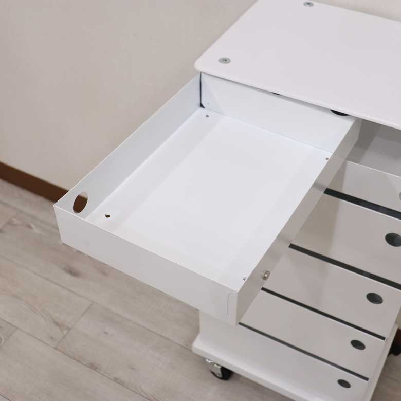 ファイルラック イタリア アイアン DOTTUS 5段 レターケース ホワイト