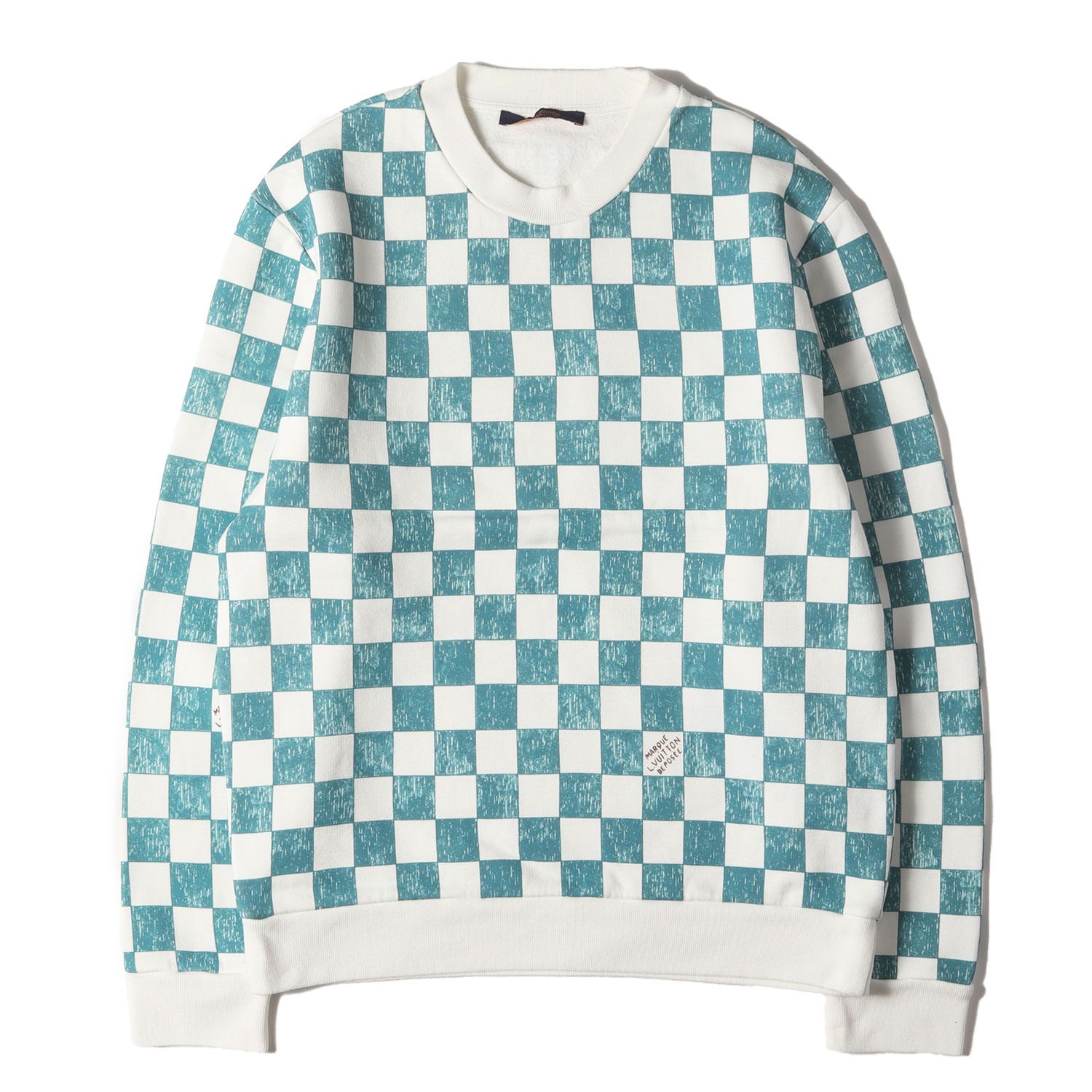 【美品】ルイヴィトン スウェット トレーナー ダミエ プリンデット LOUIS VUITTON ルイヴィトン スウェット サイズ:M / 21AW ダミエ