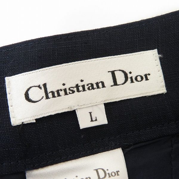 Christian Dior  タイト　スカート　ネイビー a クリスチャンディオール Christian Dior タイト スカート L 紺