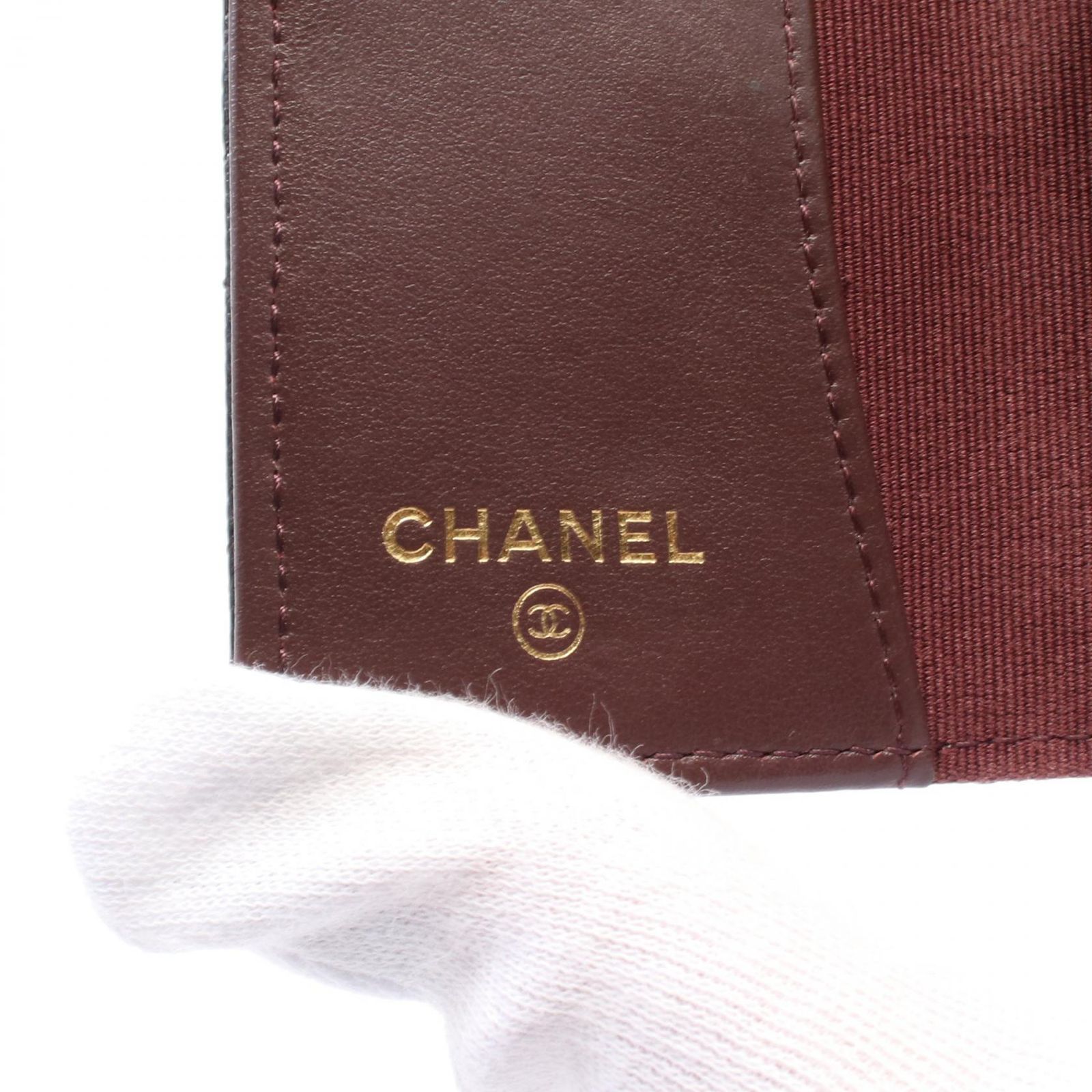 たぬき 希少 CHANEL シャネル キーケース キャビア ブラック マトラッセ 小物