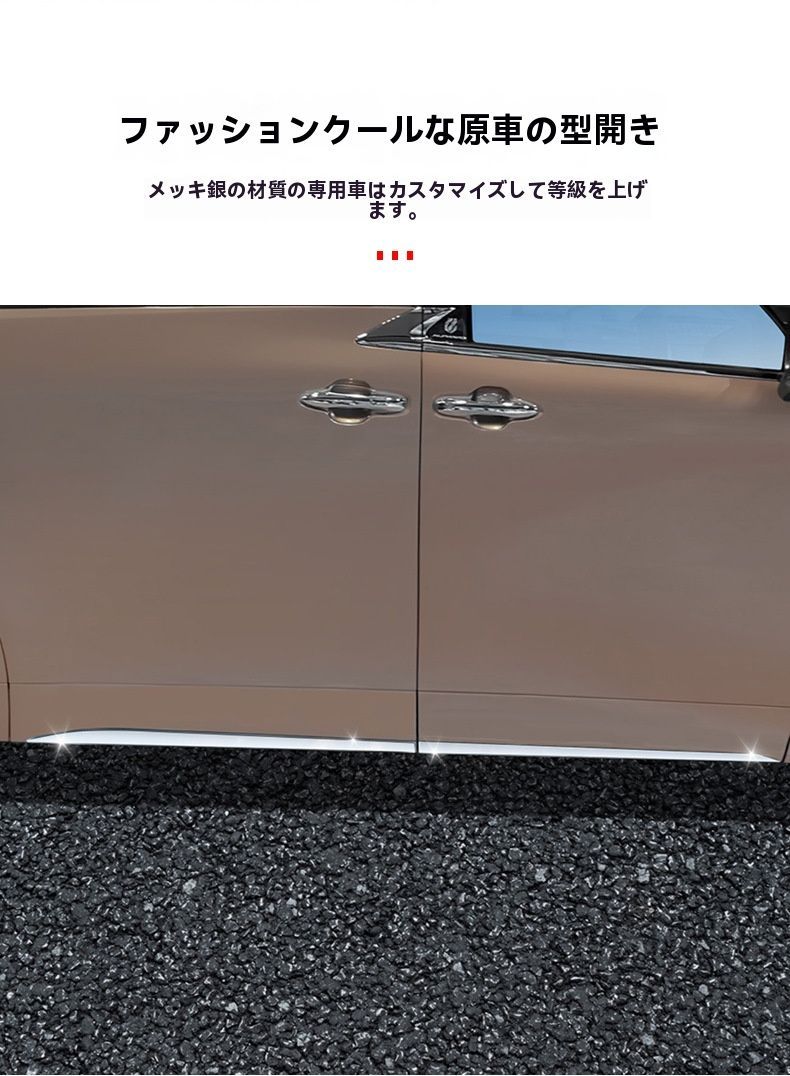 車体サイドドアモール