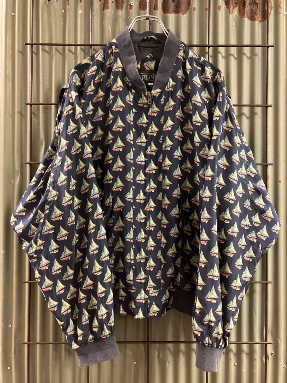 Old Nylon Zip Up Blouson ナイロンジップアップブルゾン　フルジップジャケット　ユーロ古着