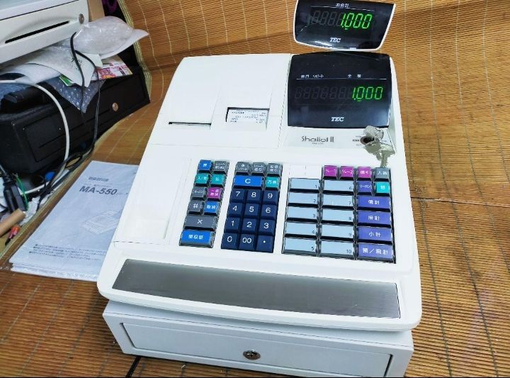 テックレジスター　MA-550　ツインプリンター　人気機種　207308 テックレジスター MA-550 ツインプリンター 人気機種 207308