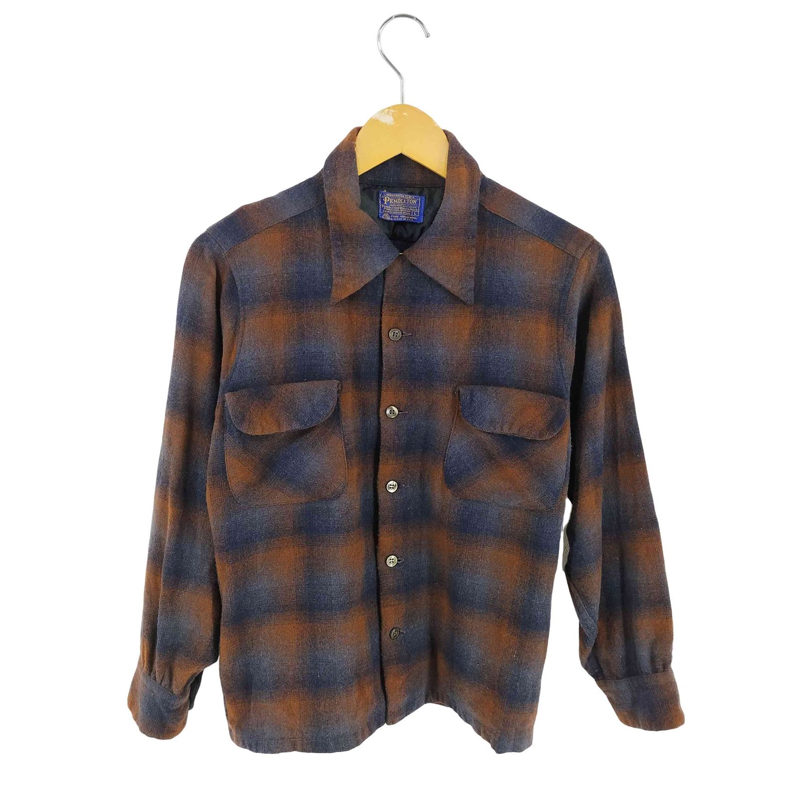 70s Pendleton ペンドルトン ボードシャツ オンブレ L ペンドルトン PENDLETON 70S オンブレ ボードシャツ メンズ import：L