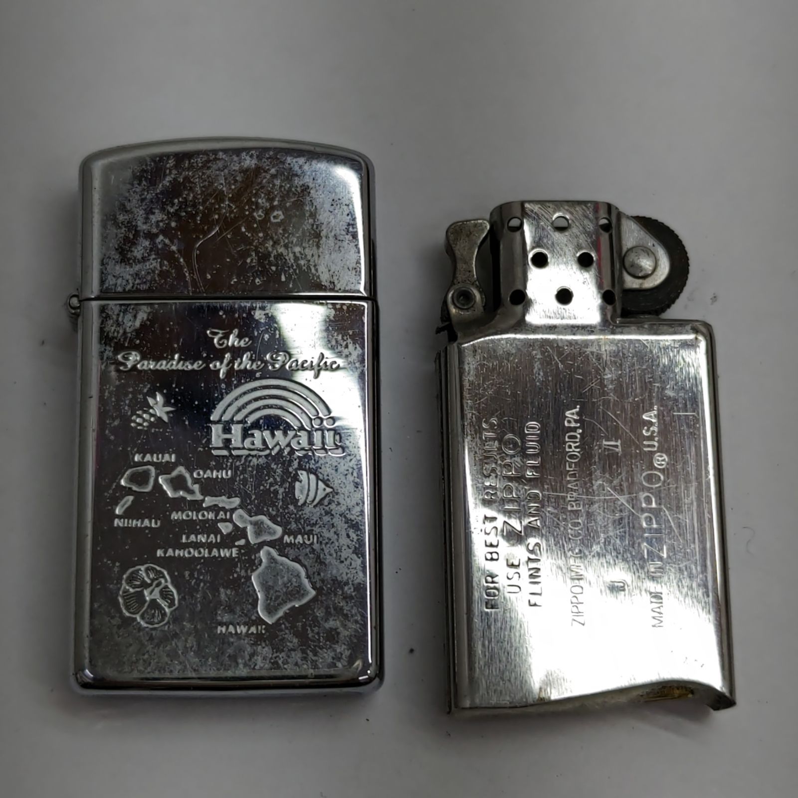 6 S95152 zippo ジッポ ライター HAWAII ハワイ オイル ライター 喫煙 