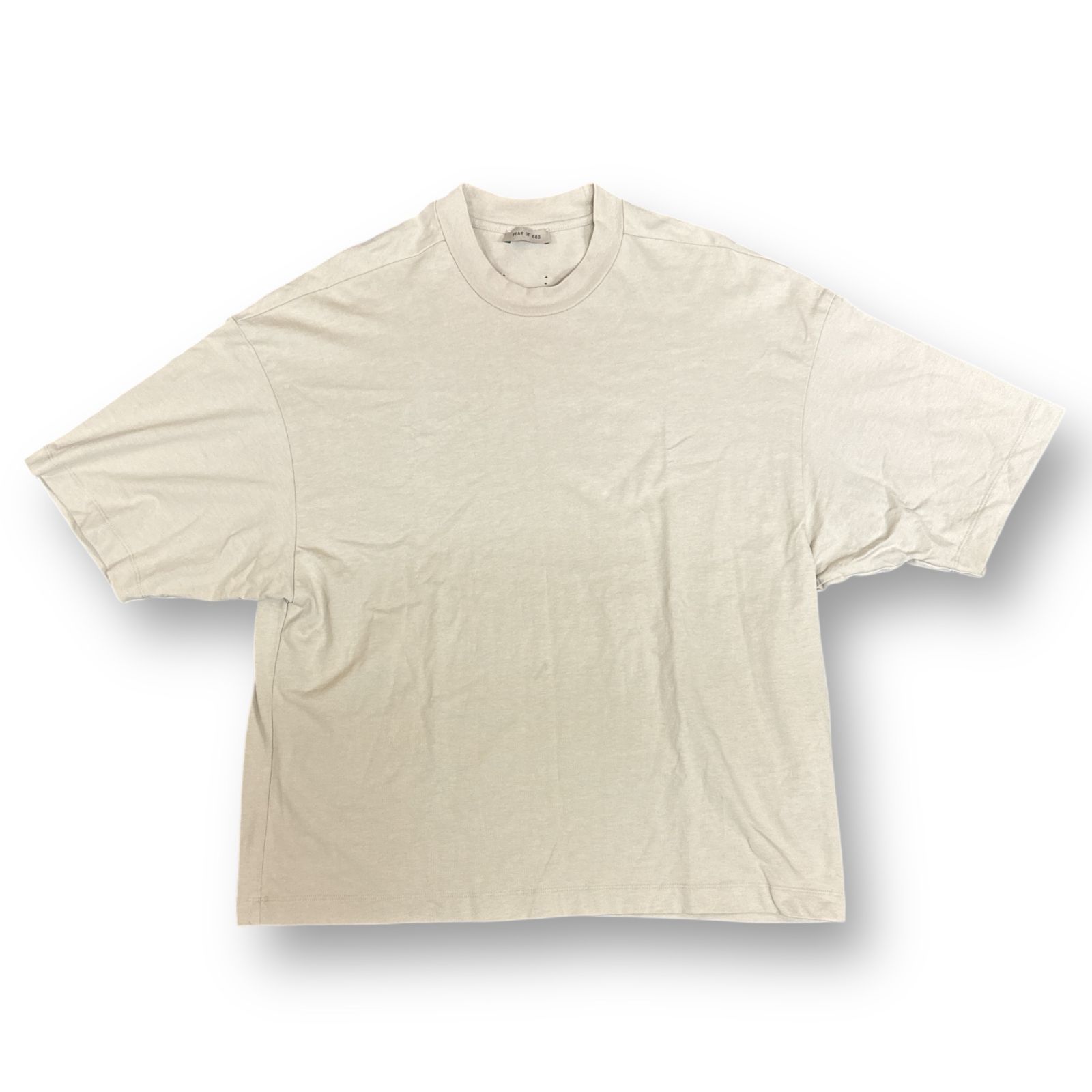 FEAR OF GOD The Lounge Tee ラウンジTシャツ カットソー フィアオブゴッド ベージュ M 76459A6