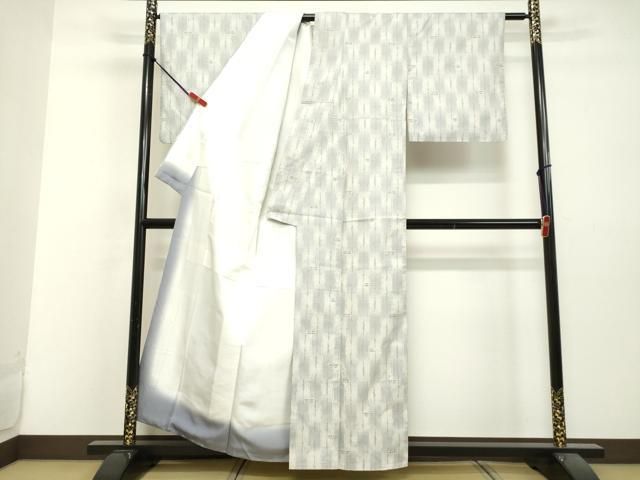 平和屋着物○本場大島紬 白大島 9マルキ とんぼ 正絹 逸品 DAAV1421tw  