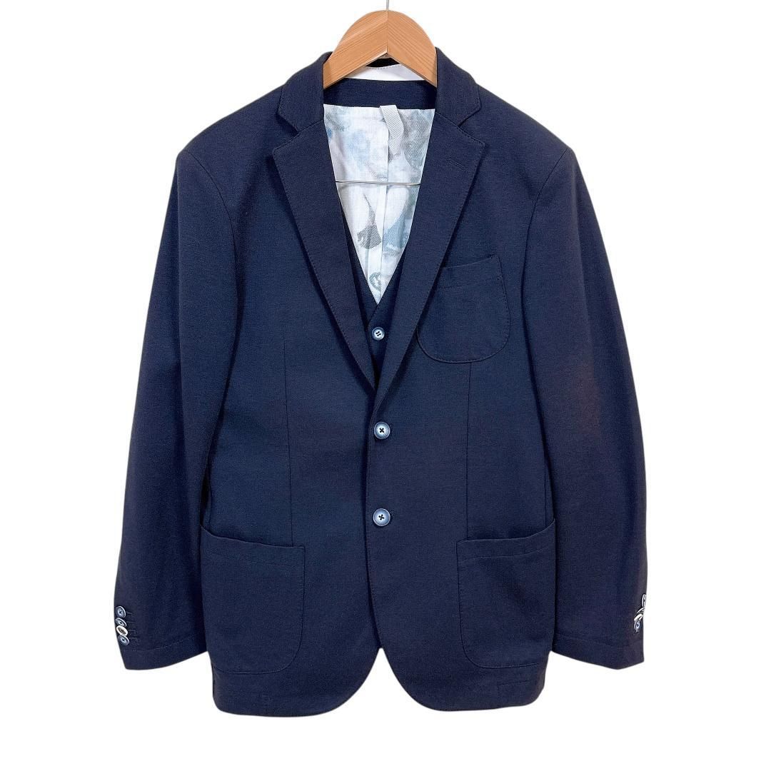 ASFALTO アスファルト ジレ付 スーツ ３ピース イタリア製 46