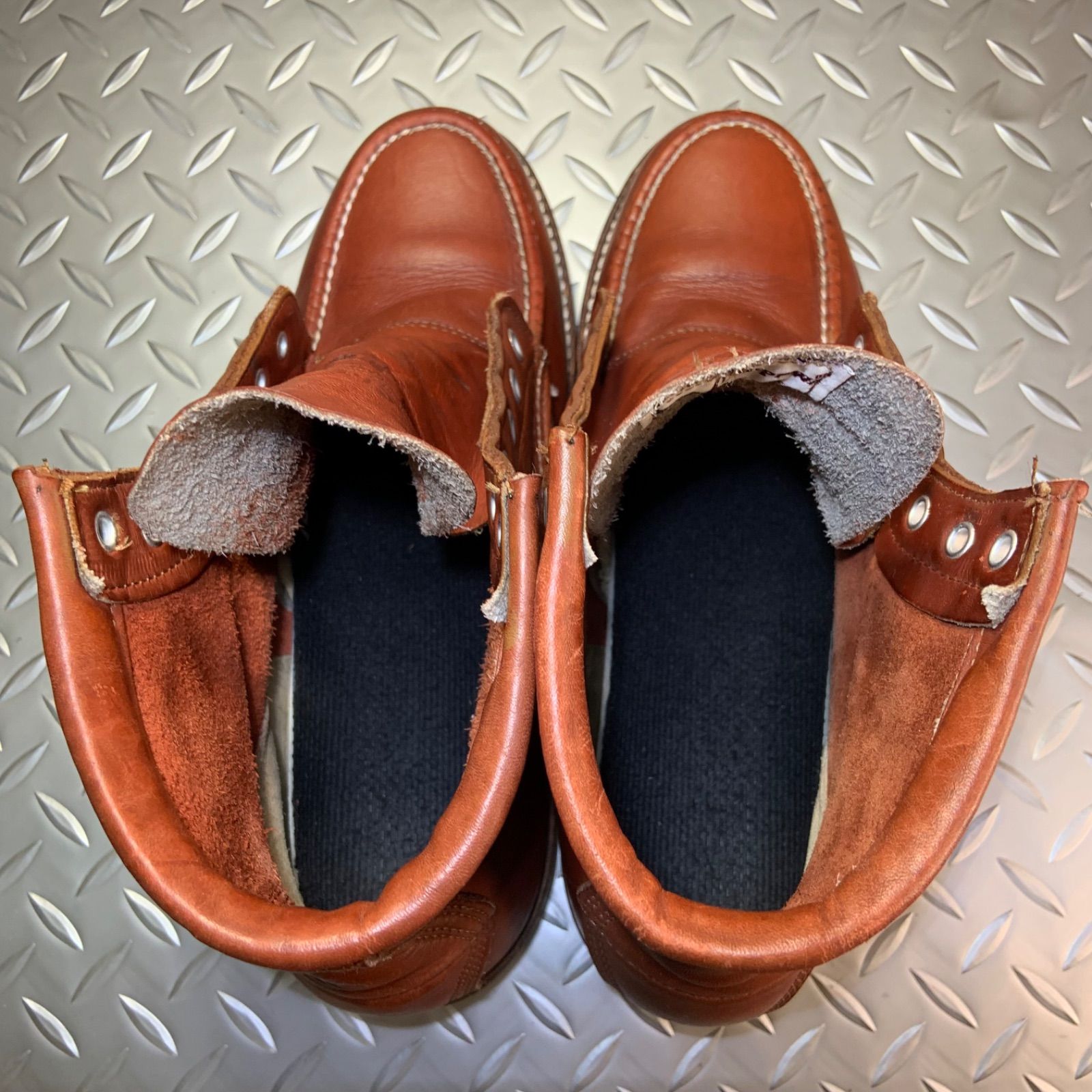 ☆Chippewa モックトゥワークブーツ 1997年製 US8E チペワ アメリカ製