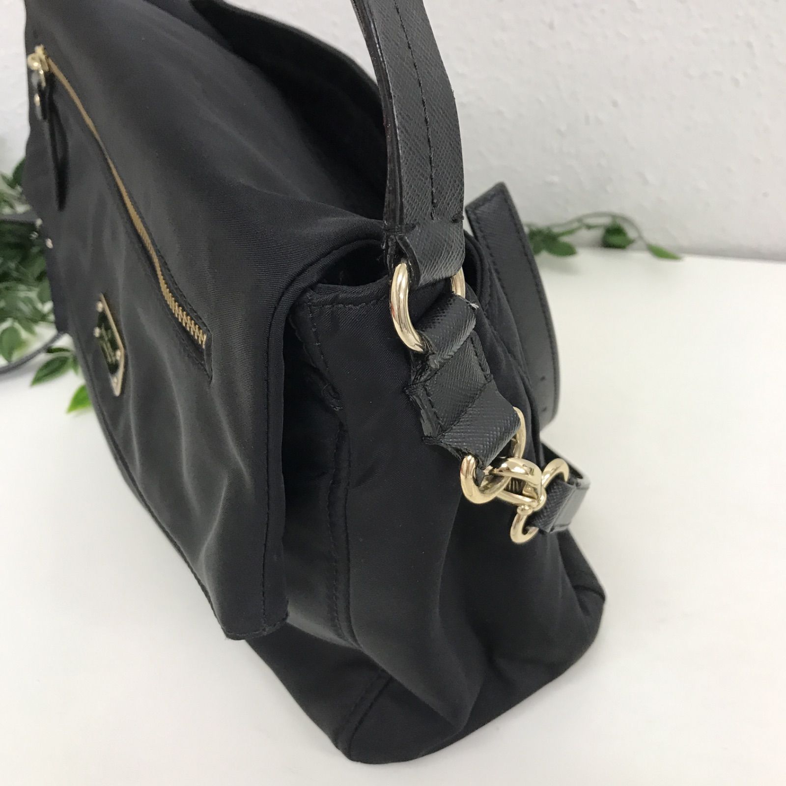 7795-1】kate spade ケイトスペード ナイロン2way ショルダーバッグ