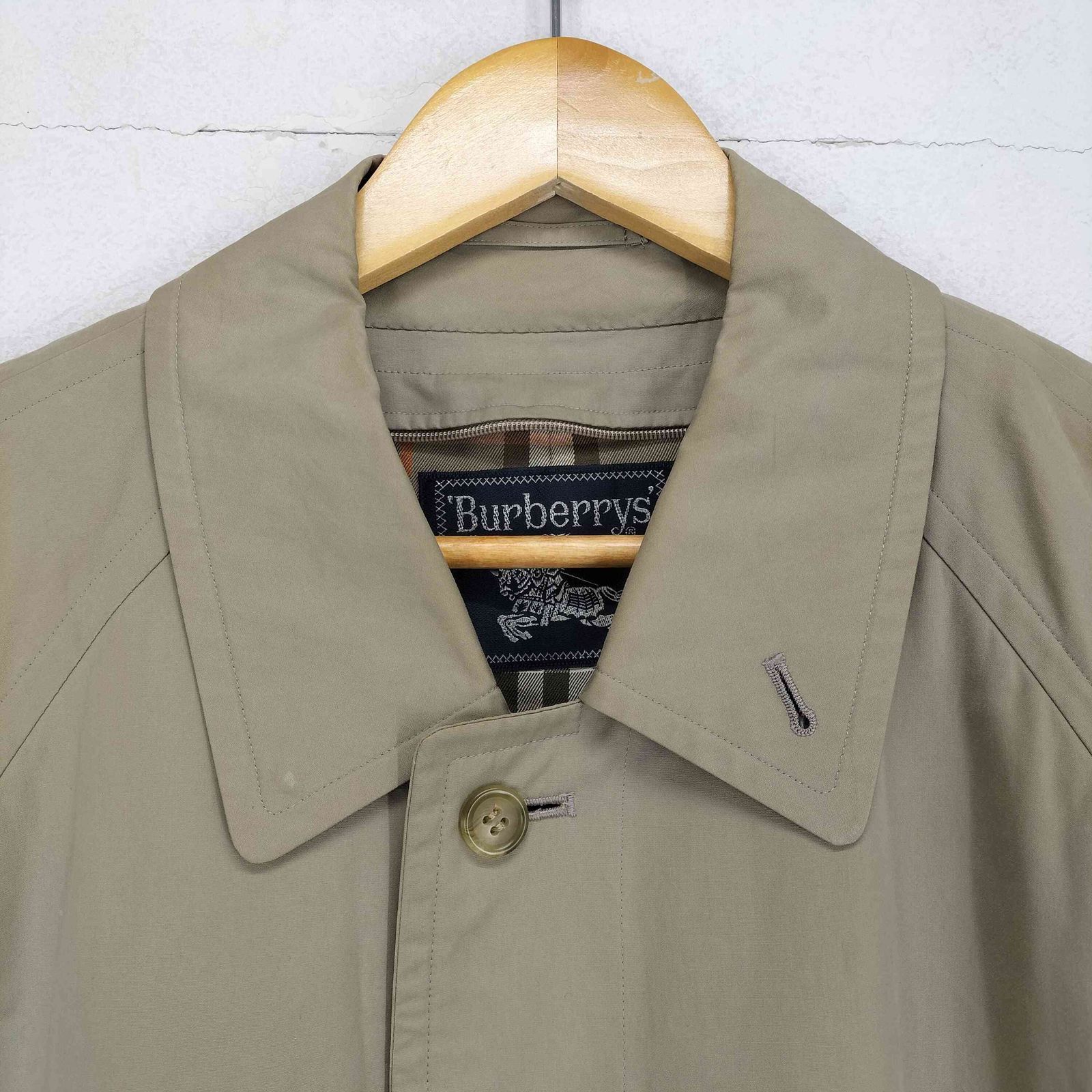 Burberry s バーバリー　ステンカラーコート　メンズ　裏ノバチェック Burberrys'バーバリーズ ステンカラーコート ライナー ノバ