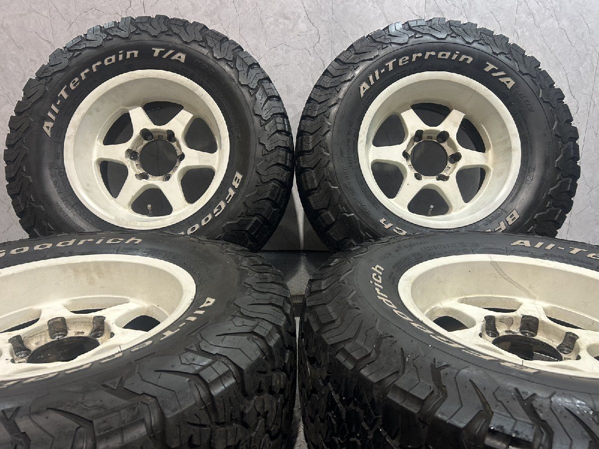 BF Goodrich All-Terrain T|A KO2 275|70R16 夏タイヤ ENKEI ボーグナーZX 16インチ 8J6HPCD139.7±0 バリ溝 深リム 80ランクル KTJ613