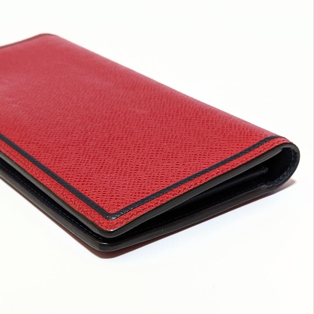 ルイヴィトンの財布 ルイヴィトン ポルトフォイユ ブラザ 長財布 レッド×ネイビー VUITTON