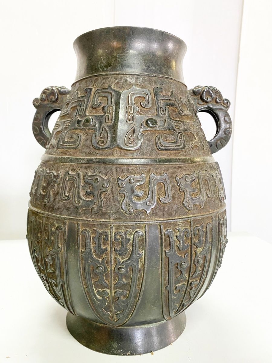 古代様式を持つ古銅誕生仏桐箱入 古代様式を持つ古銅誕生仏桐箱入