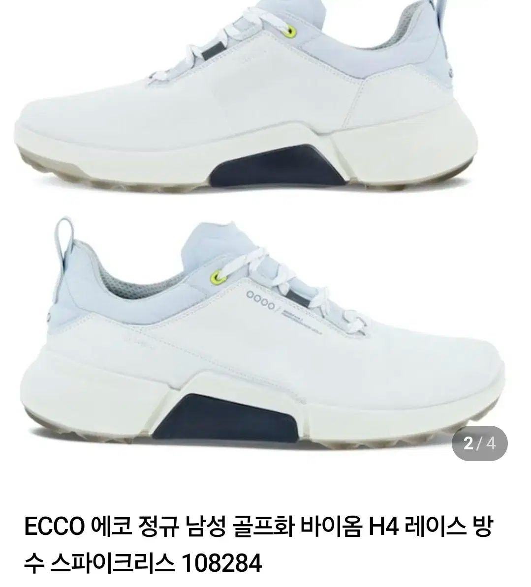 Ecco エコー ゴルフシューズ バイオム H4 白 メンズ