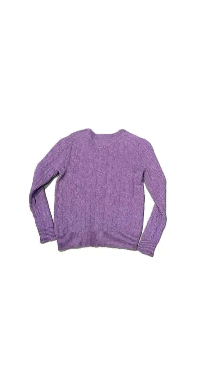 ポロ Ralph Lauren ラルフローレン ケーブル ニット セーター 紫