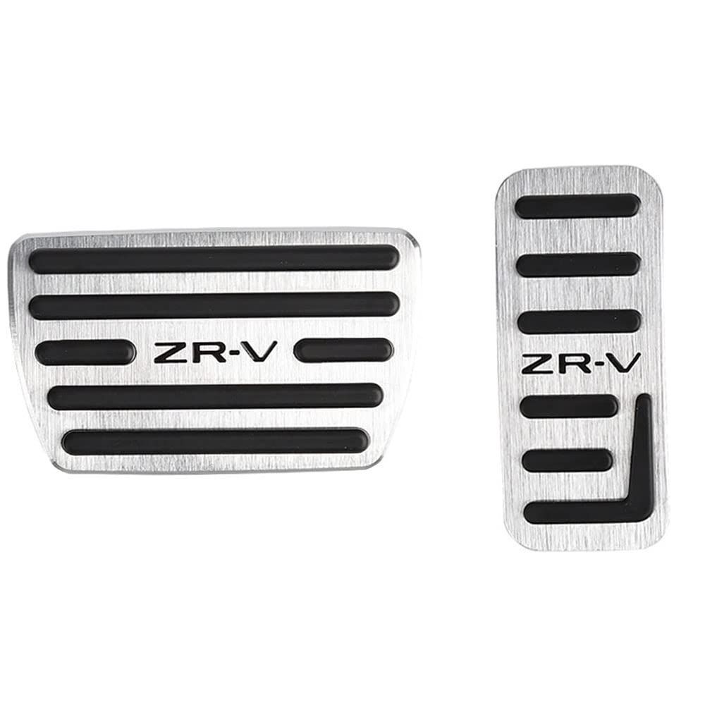 【在庫処分】BOYOUS【最新型】ホンダ 新型ZR-V RZ系（2023年4月～）アルミ ペダル 工具不要 ZR-V 専用設計 ブレーキ アクセル カバー 防キズ 防汚れ 滑り止め 2点セット
