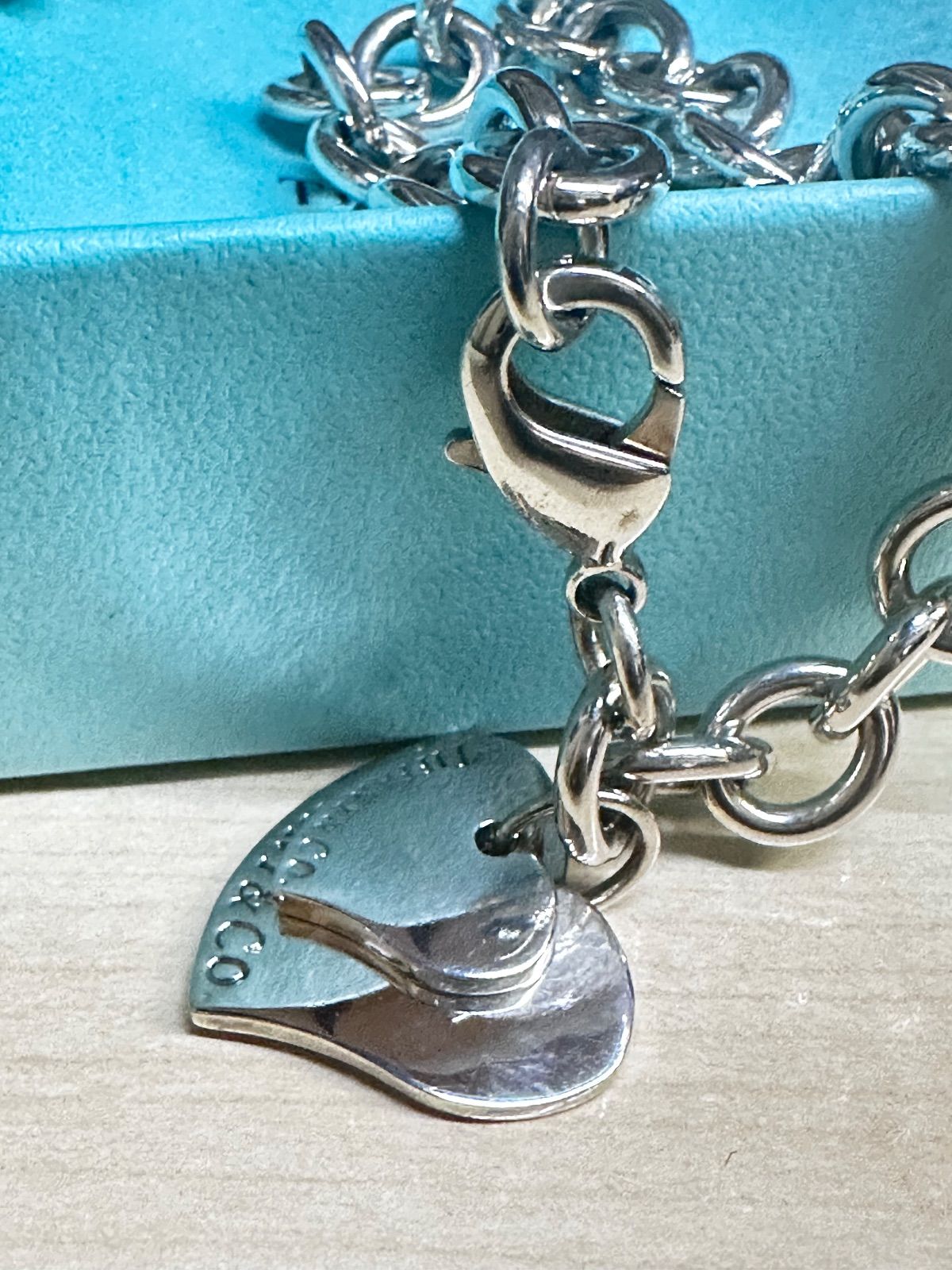 TIFFANY＆CO. ティファニー ダブルハートブレスレット 総重量33.6g 