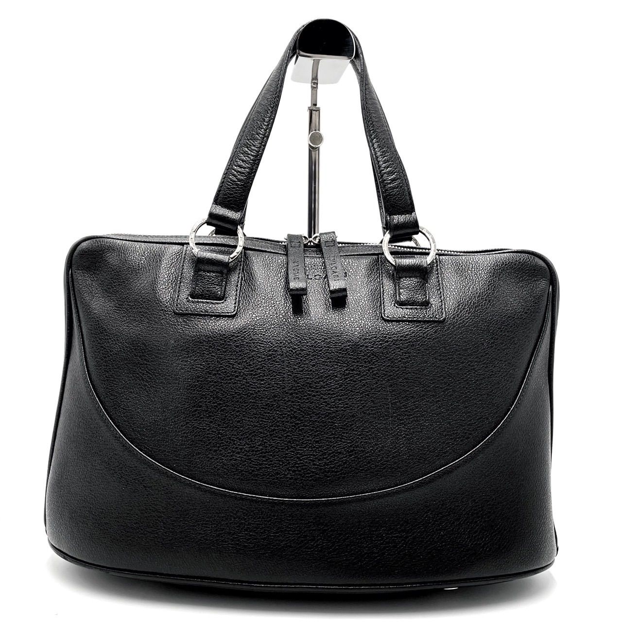 ✨極美品✨　BVLGARI ボストン　ハンドバッグ　レザー　革　黒 Bvulgari ボイストン バッグ ✨極美品 ✨ BVLGARI ブルガリ ボストン