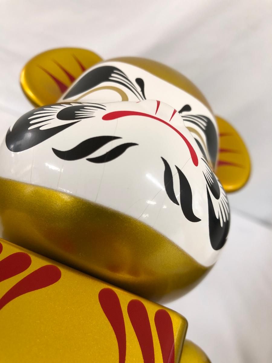 BE@RBRICK-ベアブリック- 達磨 金パール 400% メディコム・トイ