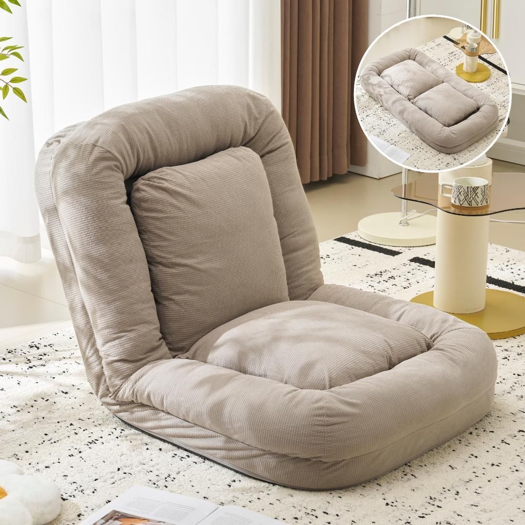 ソファーベッド 座椅子 ソファ 6段調整可能 3WAY 1人掛け　2人掛け シン ソファーベッド 座椅子 ソファ 6段調整可能 3WAY 1人掛け2人掛け シン