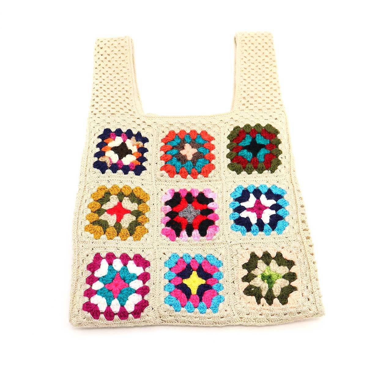 MARNI マルニ fish クロシェニットバッグ アイボリー - メルカリ