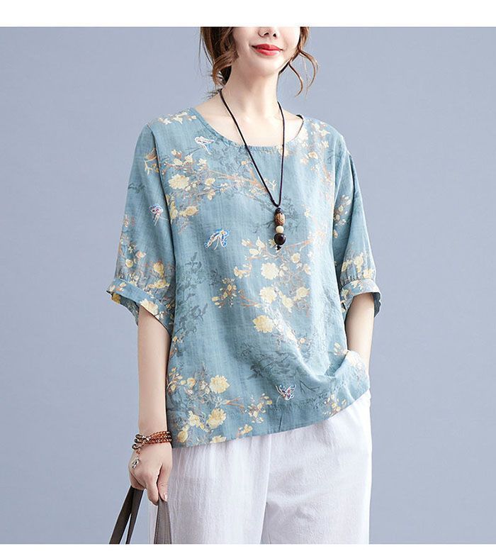 美品　PATOU 花柄 ブラウス チュニック 美品 PATOU 花柄 ブラウス チュニック