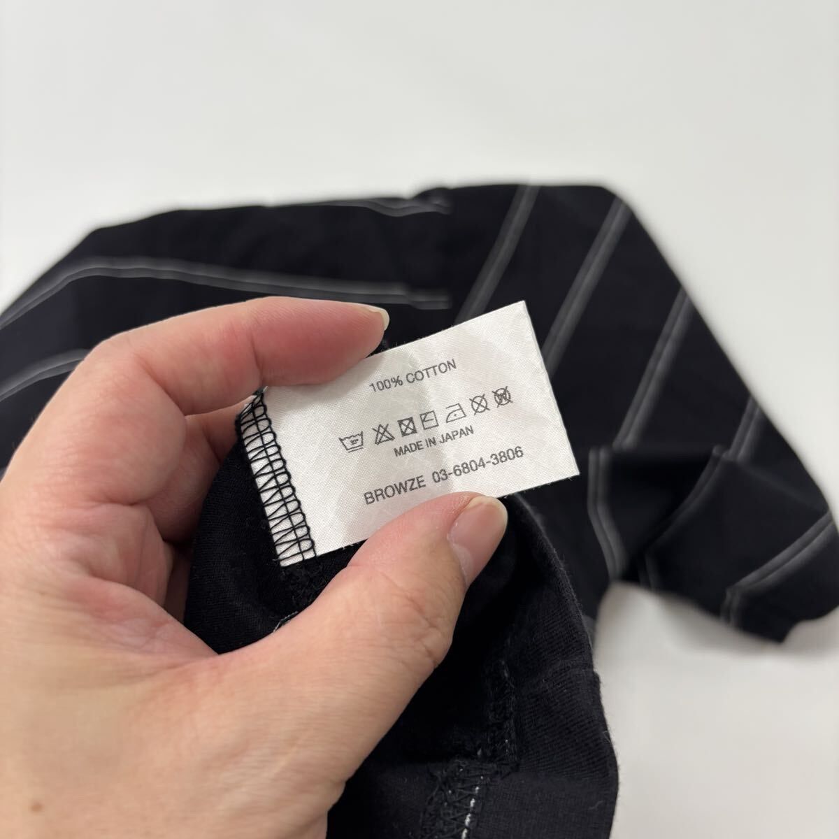 25ss 2025 Ennoy エンノイ PANEL BORDER S/S T-SHIRT パネル ボーダー 