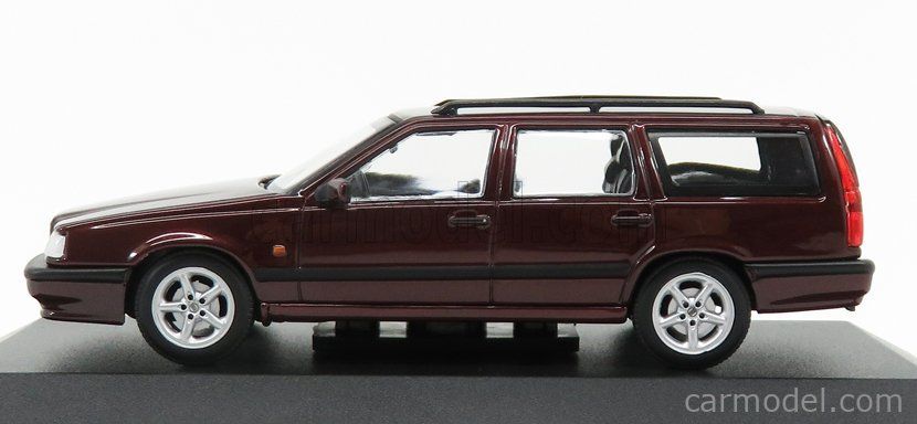 希少 1/43 ボルボ 850エステート 1994 メタリックダークレッド - 模型