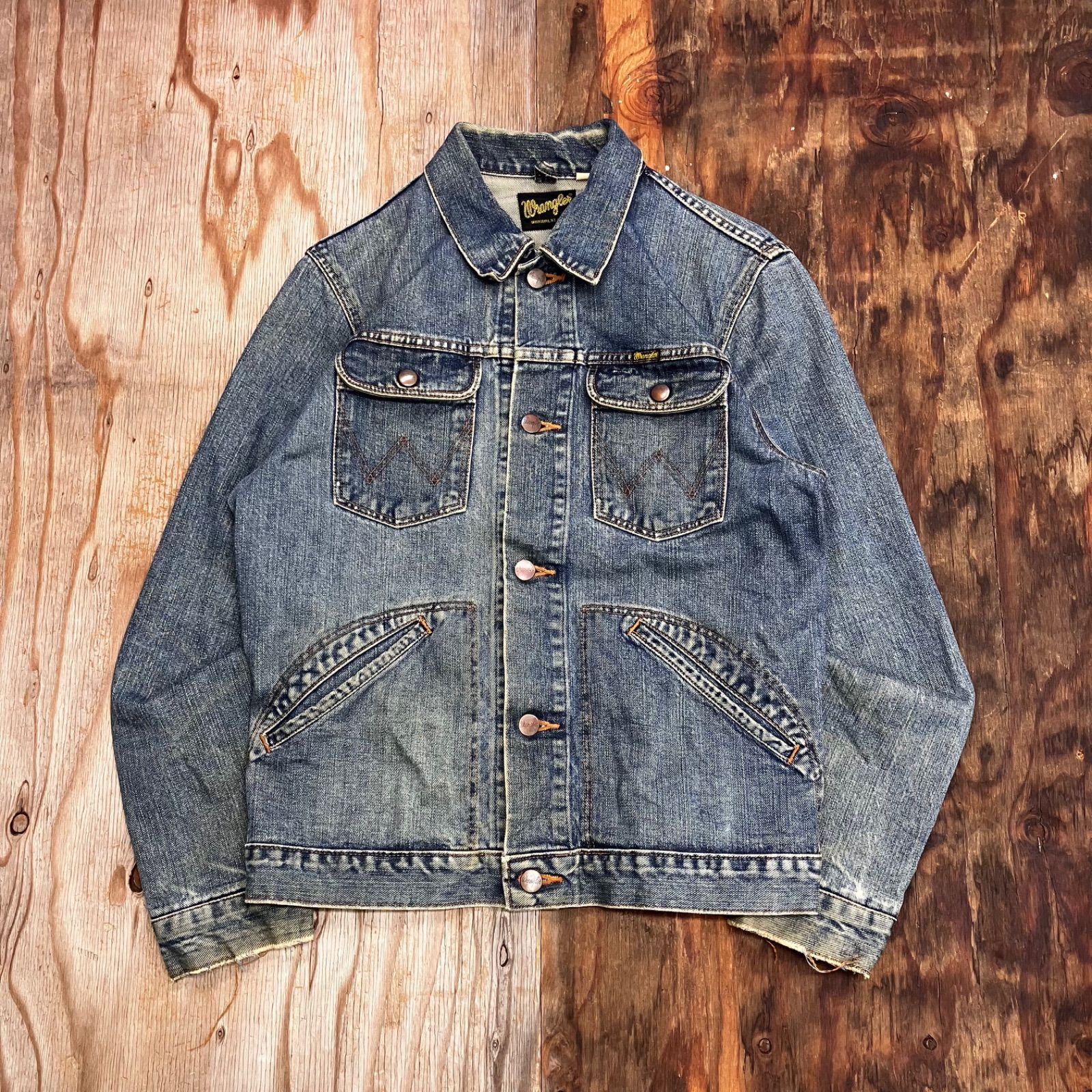 Wrangler ラングラー 黒タグ 復刻 M4974 デニム ジャケット インディゴ