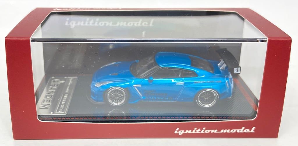 ignition model 1/64 PANDEM R35 GT-R Blue Metallic IG1747
