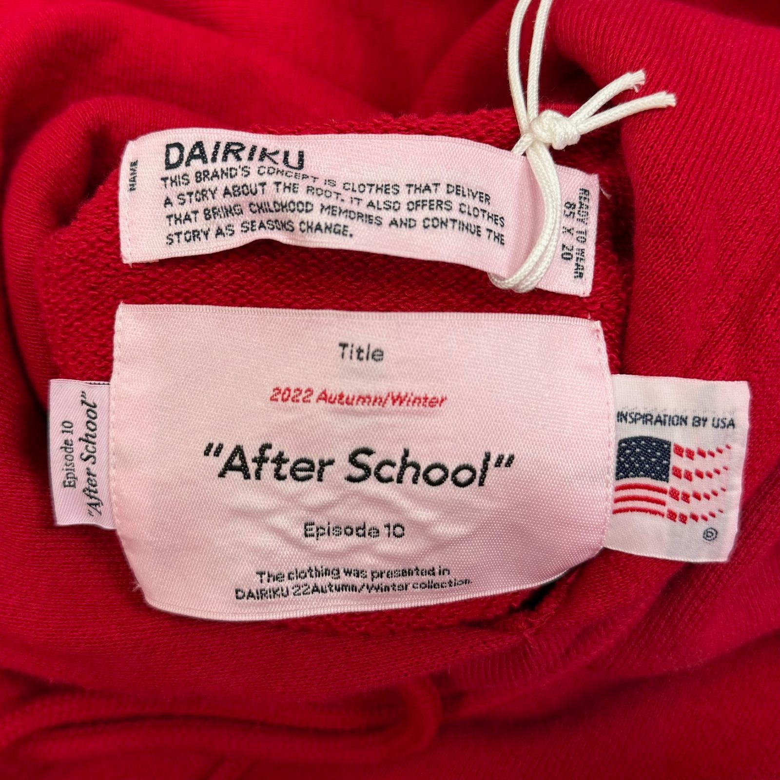 定価42900円 新品 DAIRIKU 22AW Water-repellent Hoodie ウォーターリ