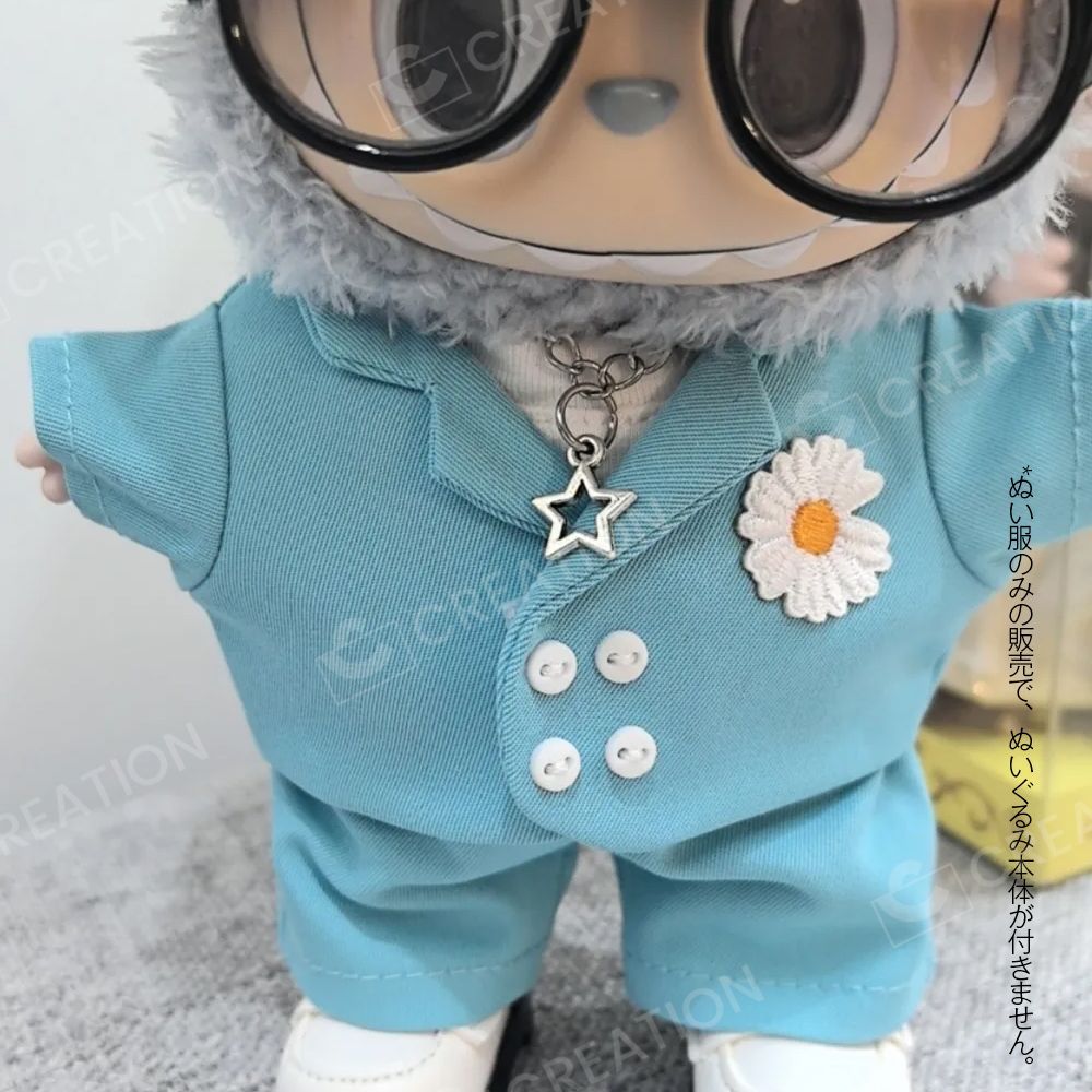 Labubu ぬいぐるみ服 4点セット BIGBANG G-DRAGON 着用風 ジヨン