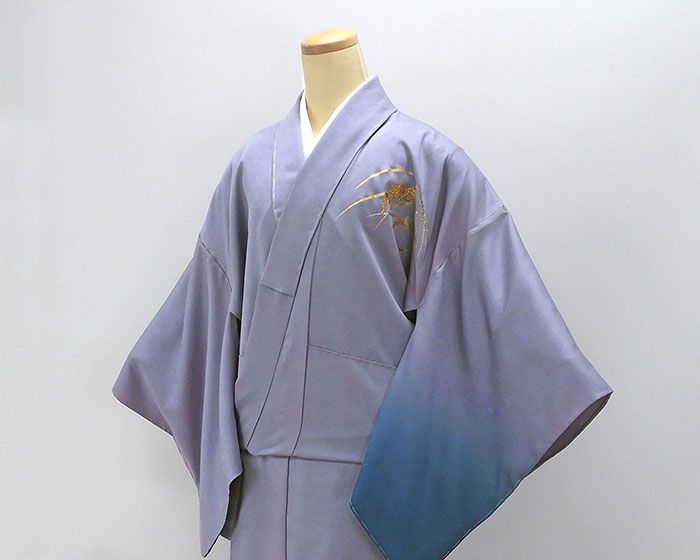 単衣 訪問着 新品 仕立上がり 正絹 金彩友禅 和田光正作 小難あり 稲穂