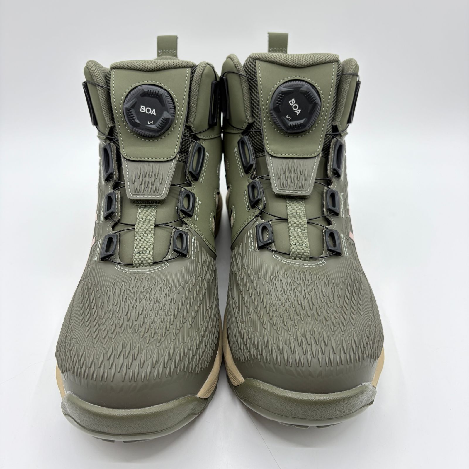 ♥品 アシックス ウィンジョブ 安全靴 CP122 BOA 26.0cm マントルグリーン×ローズゴールド asics リサイクルマート宇部店