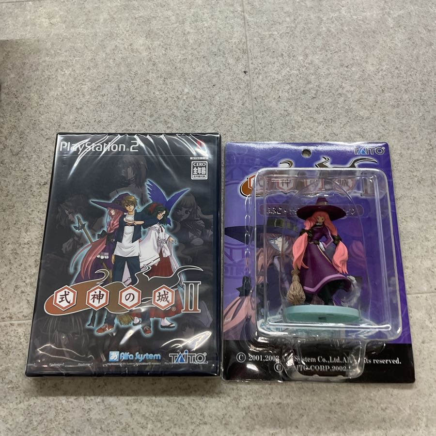 内未開封 PlayStation 2/プレイステーション 2/プレステ 2/PS 2 TAITO タイトー 式神の城II 限定版 ふみこ・O・ V オリジナルフィギュア同梱 ソフト 内未開封 PlayStation 2/プレイステーション 2/プレステ 2/PS 2